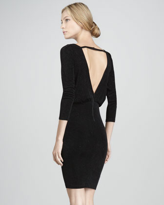 Aerin Fitted Blouson Dress