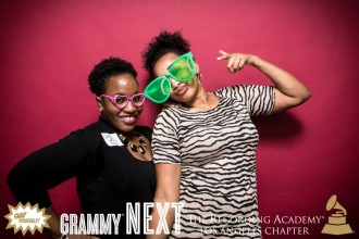 Chel Hill and Shaena Gerald at the Grammy Next event at Bardot Hollywood