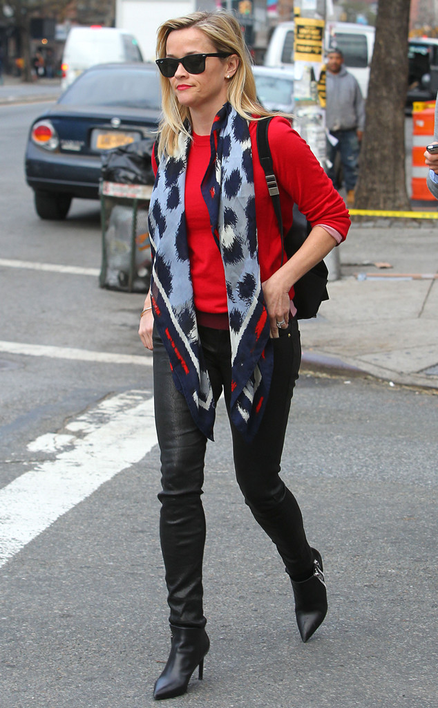 Loving this look Reese Witherspoon stepped out rocking in NYC.